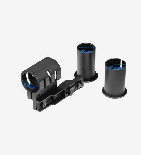 Fits 27mm 25.4mm 20mm Diameter Flashlight Feyachi M-Lok Offset Flashlight Ring Mount For Mlok Rail System