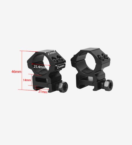 Scope Rings Set of 2 Pieces High Profile Scope Mountsfor Picatinny and Weaver Rail