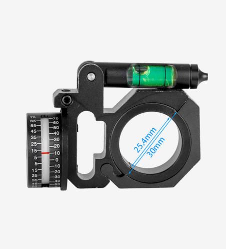 Bubble Level and High Accuracy Angle Cosine Indicator (ADI/ACI) Kit Fit 25.4mm / 30mm Tube Hunting Scope Mounts Ring Accessories