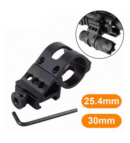 Tactical Quick Release Offset Flashlight Mount Holder Picatinny Rail Flashlight rail mount 45 Degree Sight Mount Accessories