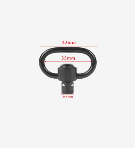 Tactical GBB Quick Detach Release QD Sling Swivel Scope Mount Ring .223 AR15 Hunting Accessories Fit 20mm Rail Weapon QD Adapter