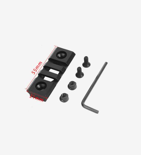 Aluminum alloy 55mm keymod mounts 3 slots