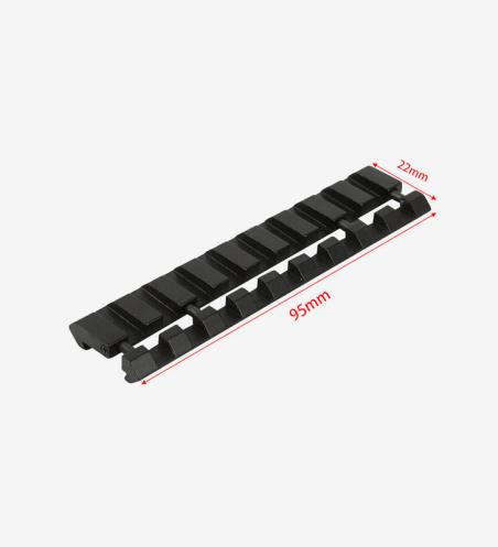 11mm to 20mm Rifle Scope Mount 9 slot Dovetail Weaver Picatinny Rail Adapter