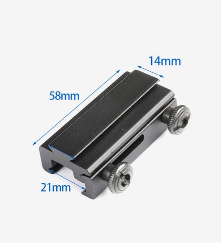 20mm to 10mm scope rail Mount Conversion Base Weaver Picatinny to Dovetail Adapter to Picatinny Rail