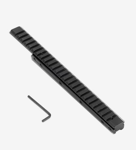 Extension Rail Adapter 24 Slots .223 Dovetail 11mm to 20mm Picatinny Mount Low Profile 260mm 10.24" for Hunting Rifle Airgun